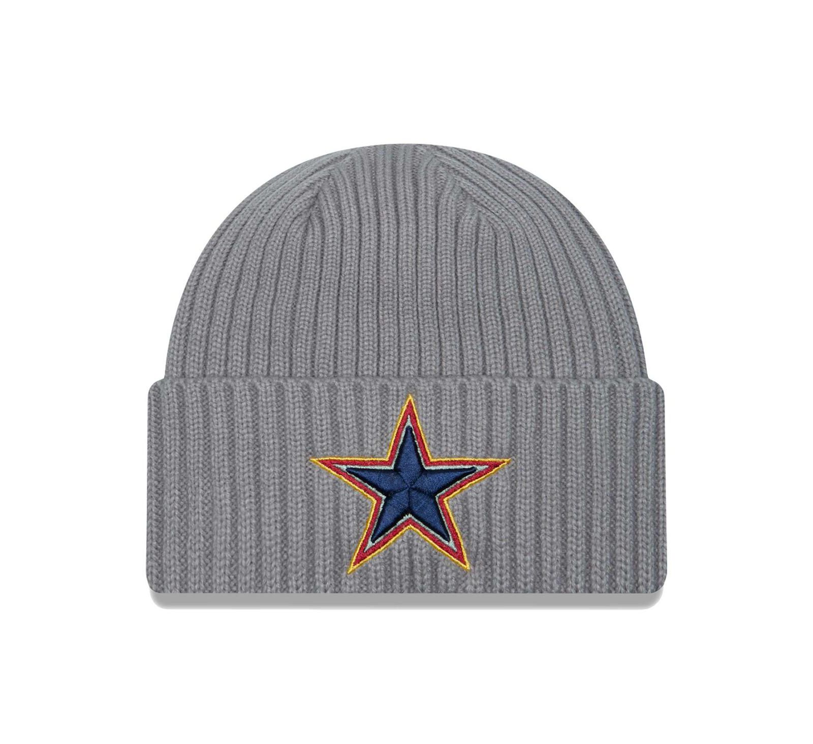Men's New Era Gray Dallas Cowboys Color Pack Multi Cuffed Knit Hat