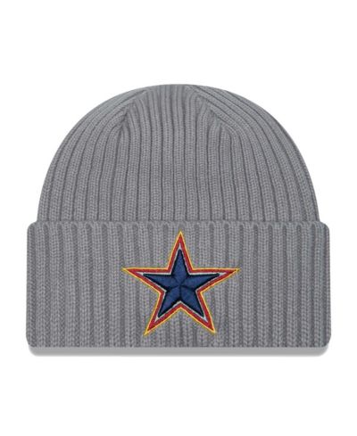 Men's New Era Gray Dallas Cowboys Color Pack Multi Cuffed Knit Hat