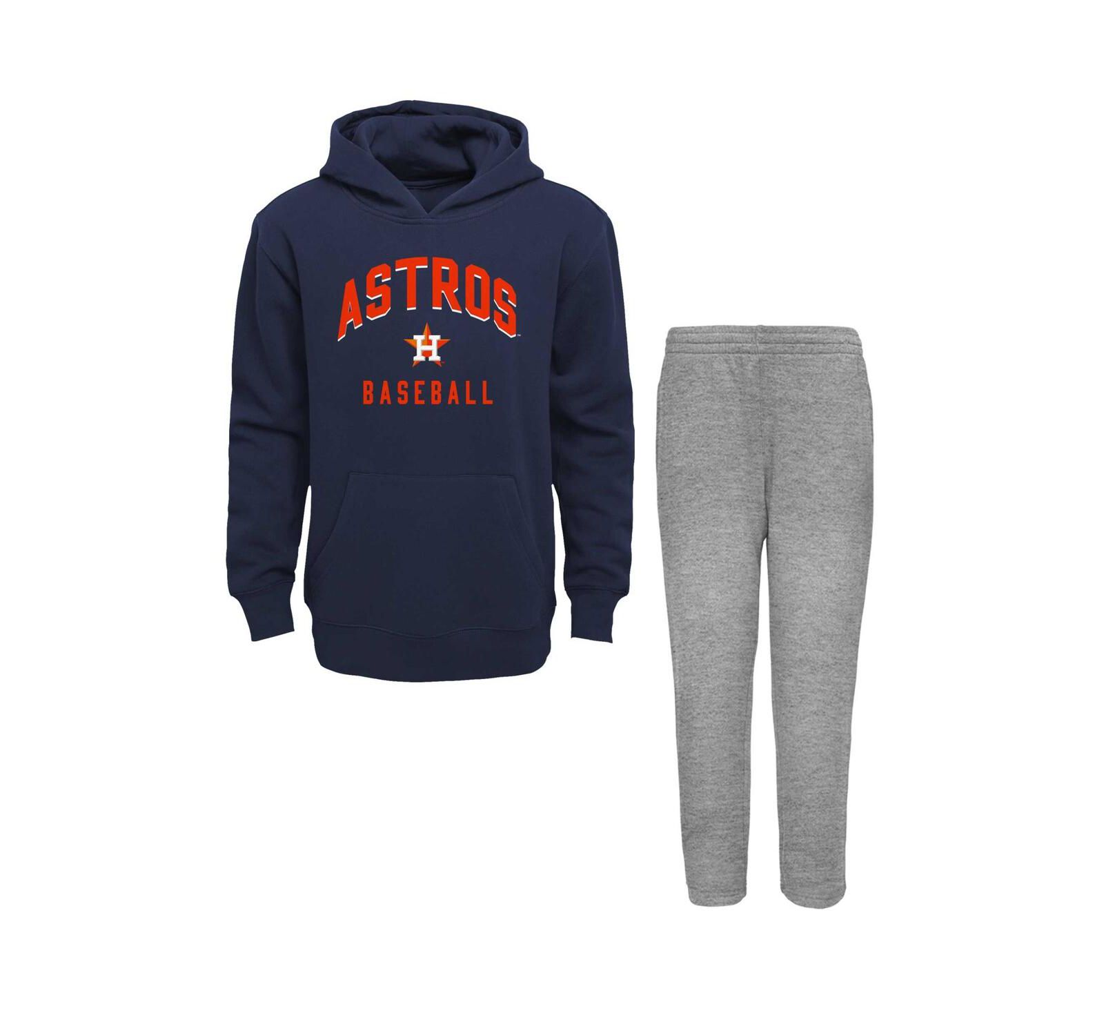 Комплект худи и брюк Outerstuff Toddler Boys and Girls Houston Astros Play-By-Play