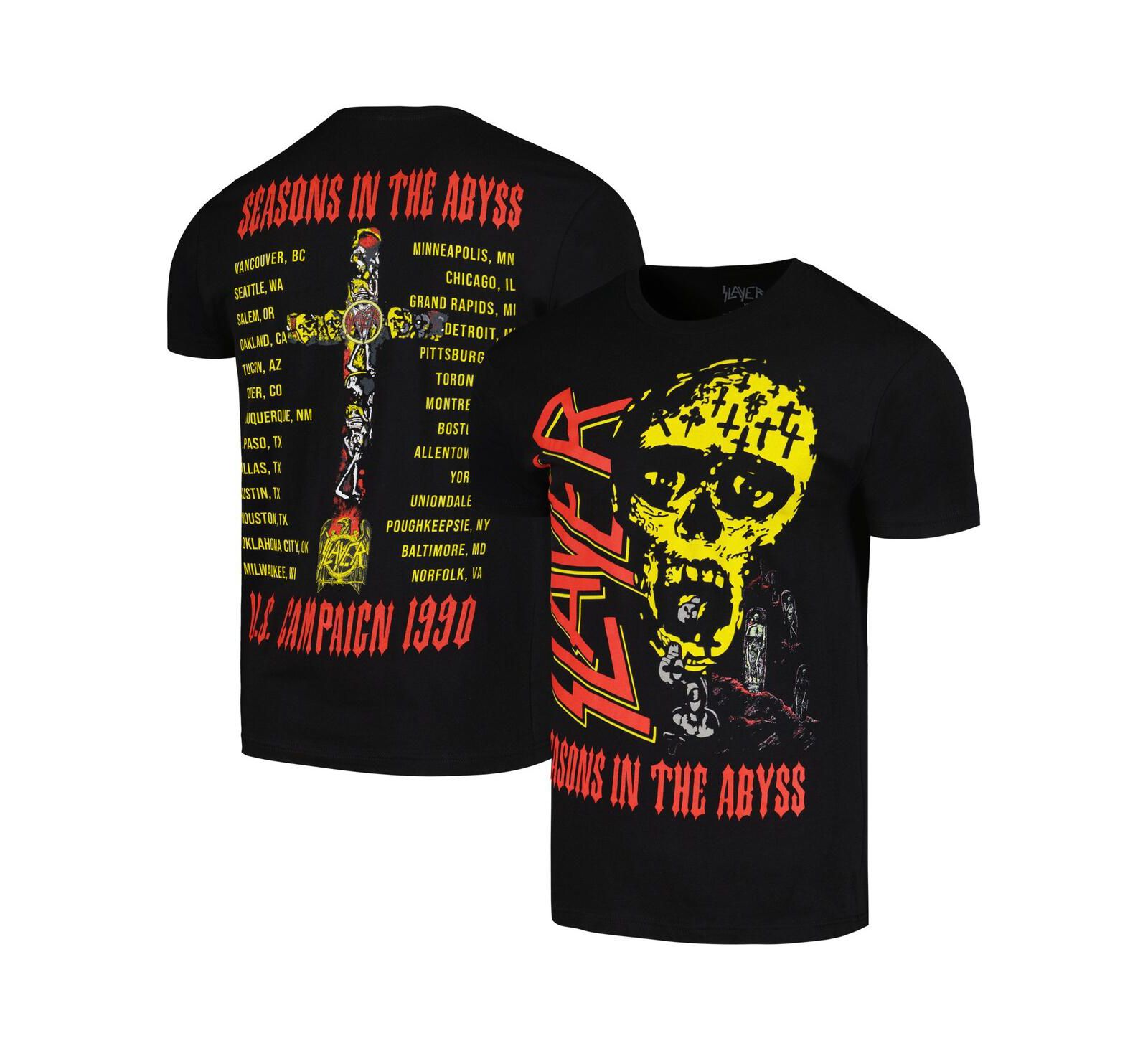 Men's Black Slayer Sia Graphic Tour T-shirt