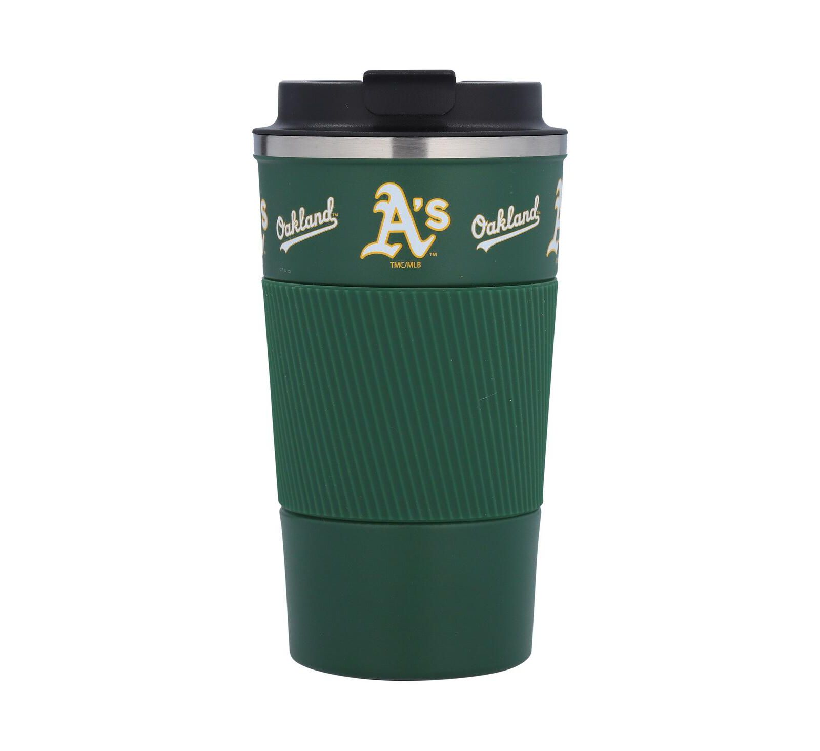 Oakland Athletics Кофейный тамблер 18 Oz с силиконовым захватом