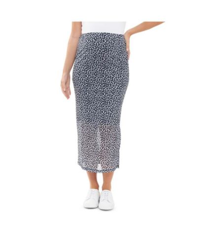 Женская цветочная сетчатая юбка Ripe Maternity Kara Navy