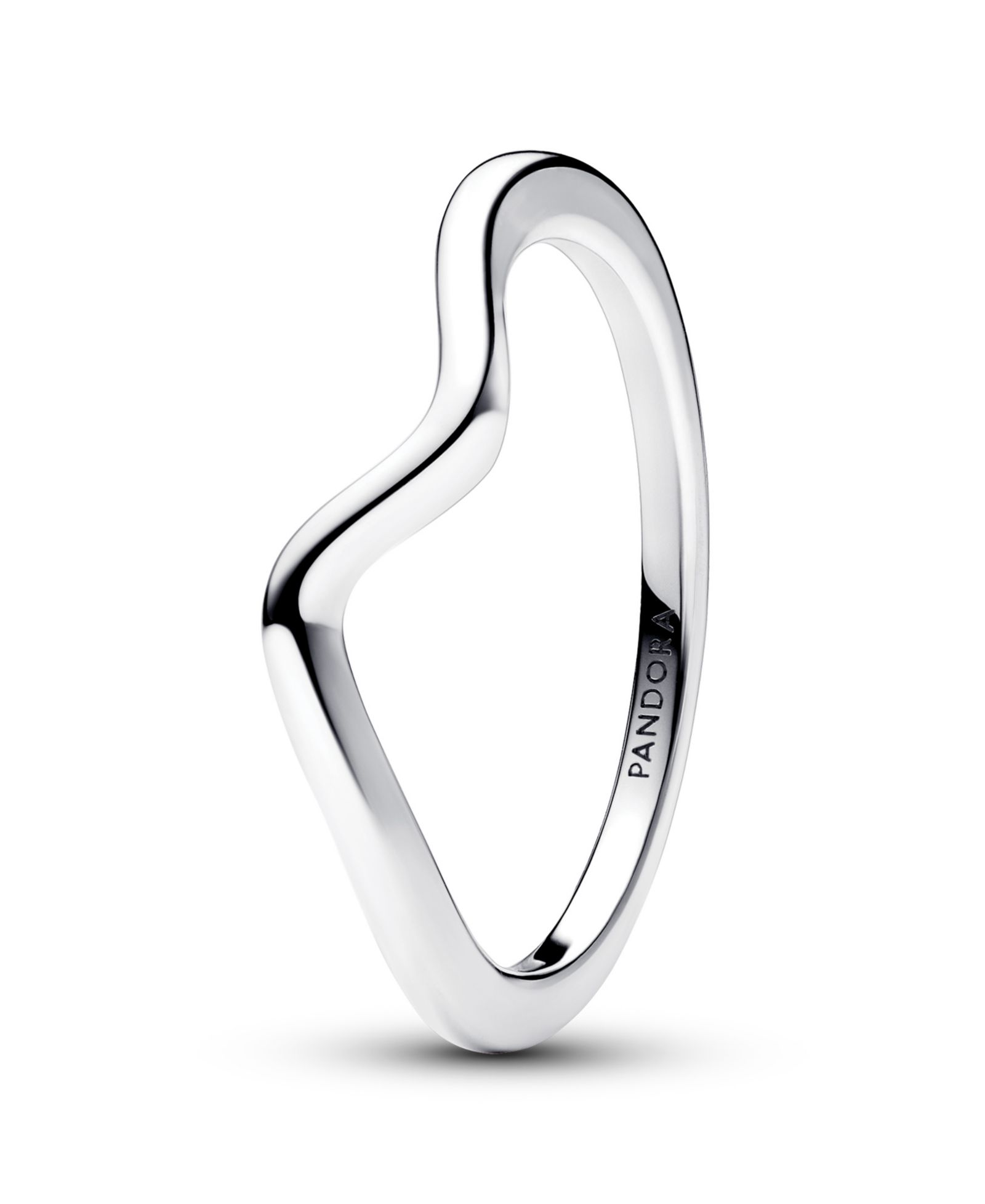 Pandora кольцо Sterling Wave