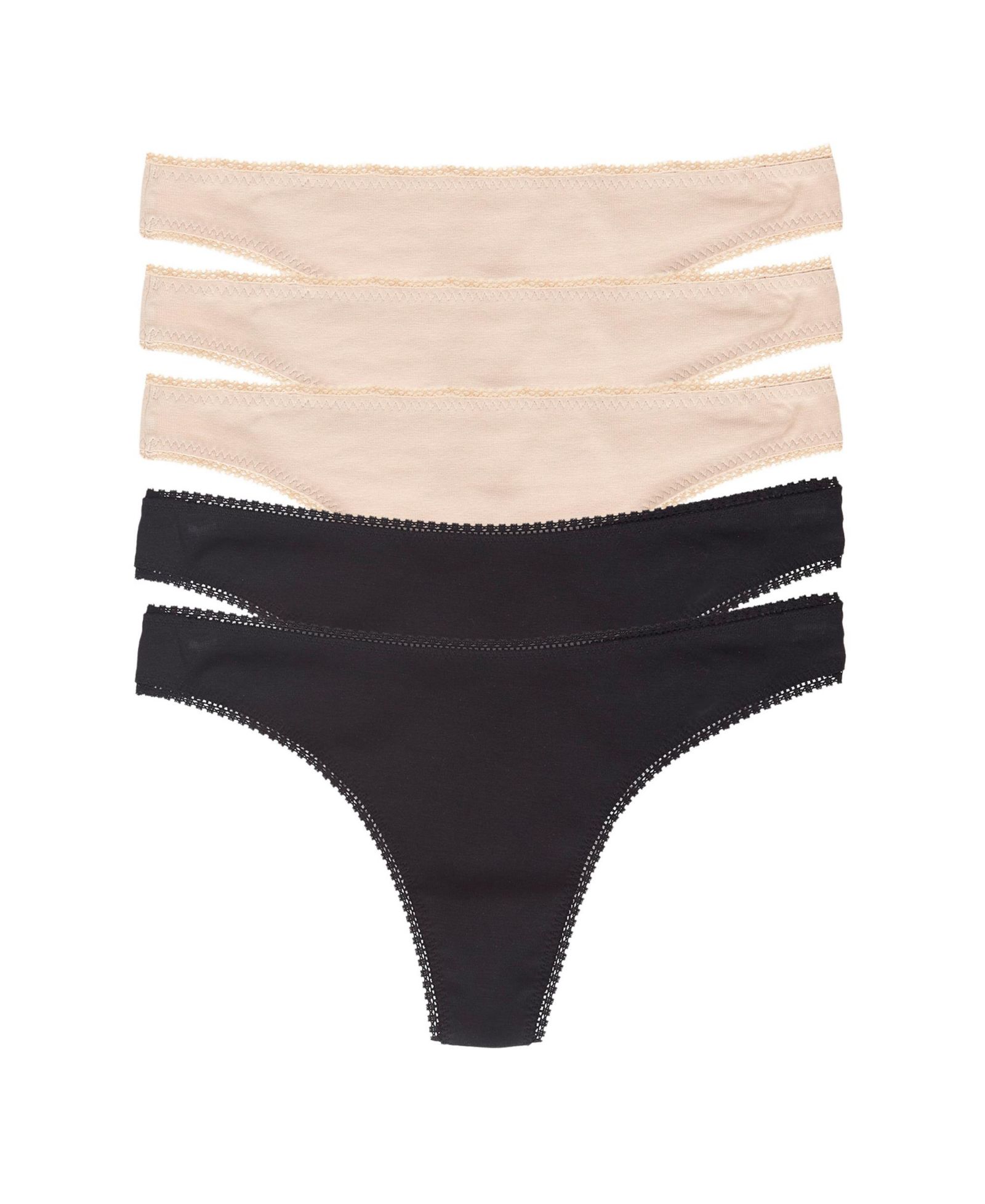 On Gossamer Женские трусики G Thong Cabana Cotton 5 Pack