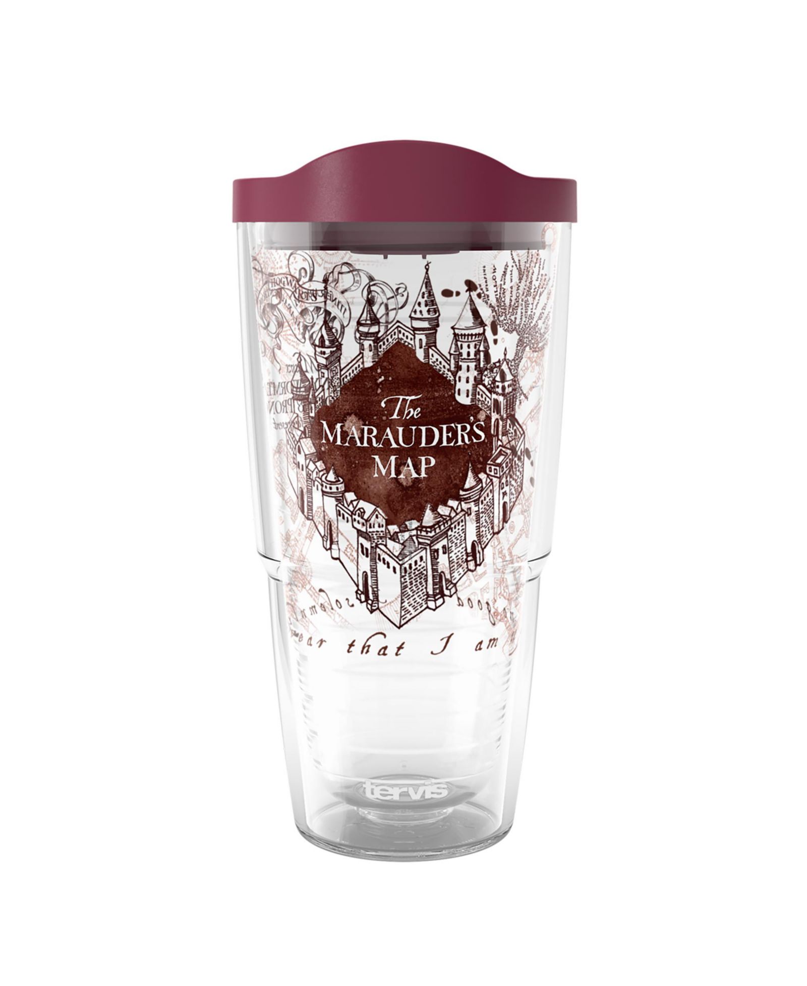 Tervis Harry Potter The Marauder's Map Made in USA Double Walled  Insulated Tumbler Travel Cup Keeps Drinks Cold and Hot, 24oz, Classic