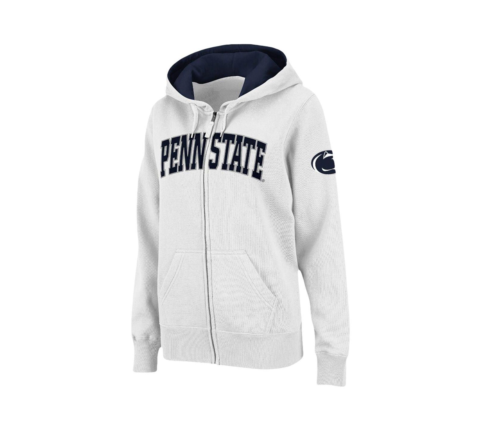 Женское худи Colosseum Penn State Nittany Lions Arched Name Full-Zip