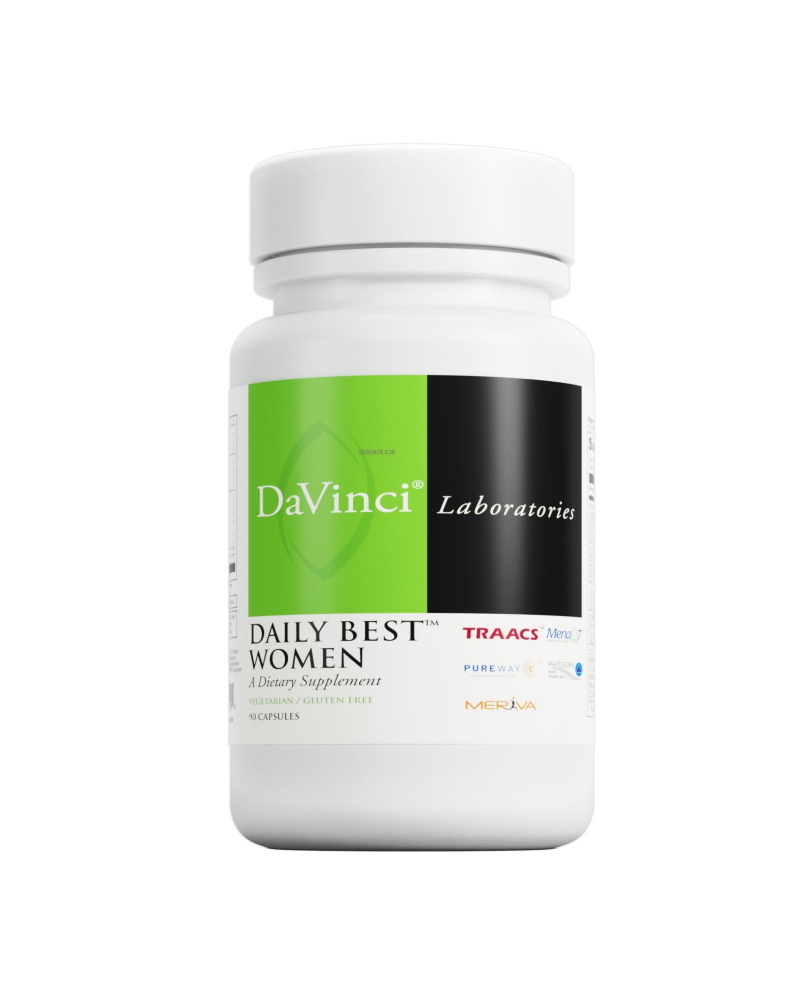 DaVinci Labs - Daily Best Women - Пищевая добавка с витамином B6, B12, C, K2 и др. - Вегетарианская, без глютена