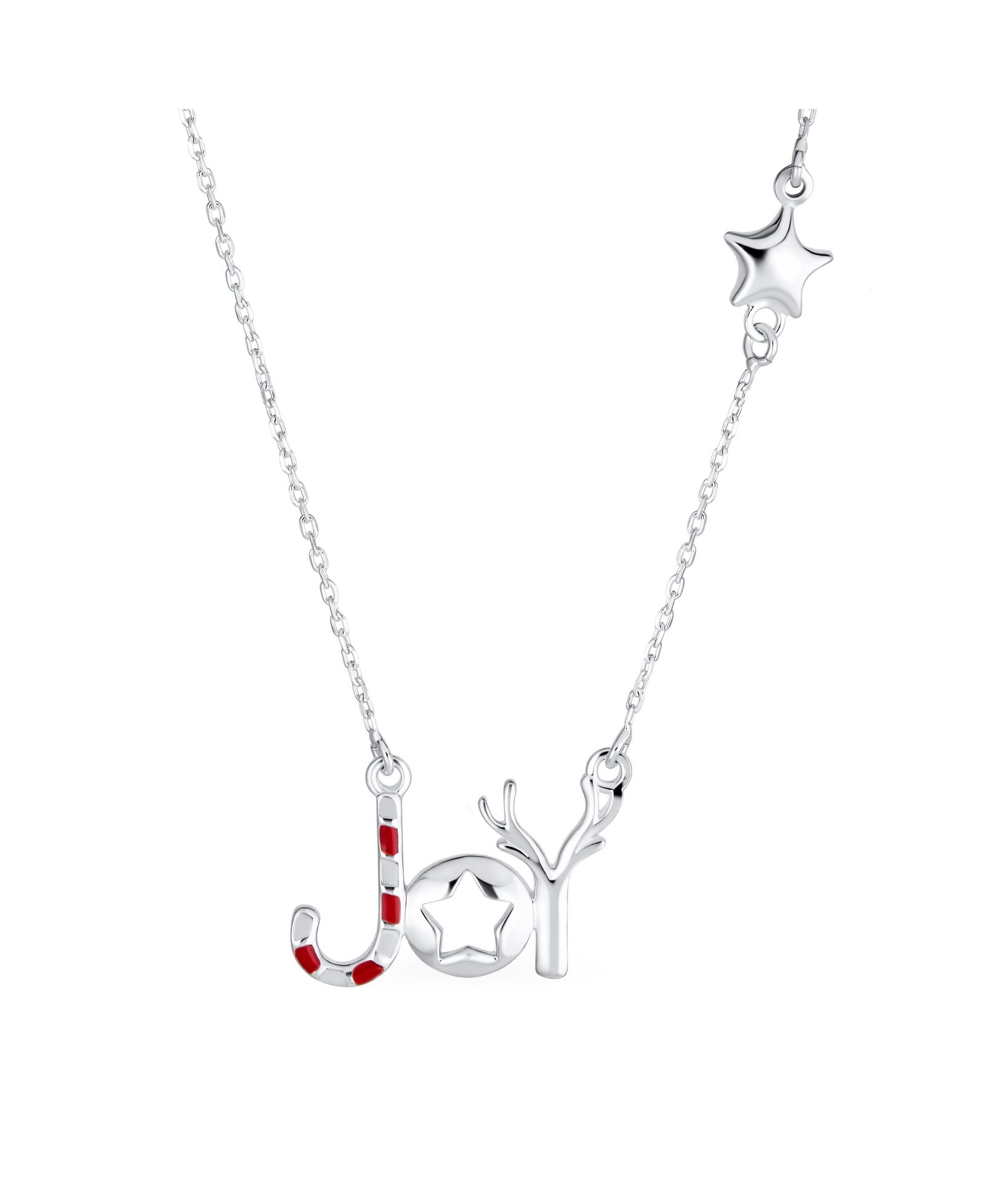 Bling Jewelry Новогоднее ожерелье с эмалью