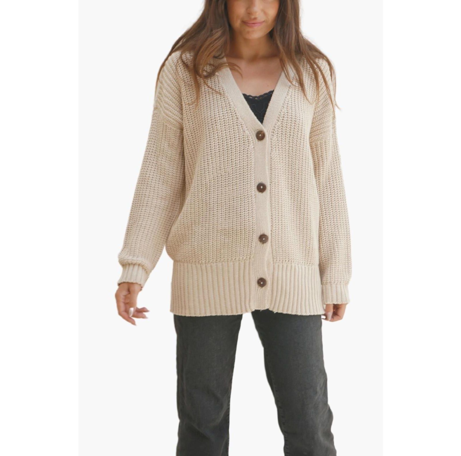 Paneros Clothing Women's Cotton Emily Cardigan