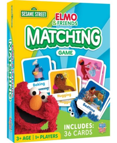 Masterpieces Puzzles Sesame Street Elmo & Friends 36-Card Matching Game, Ages 3+