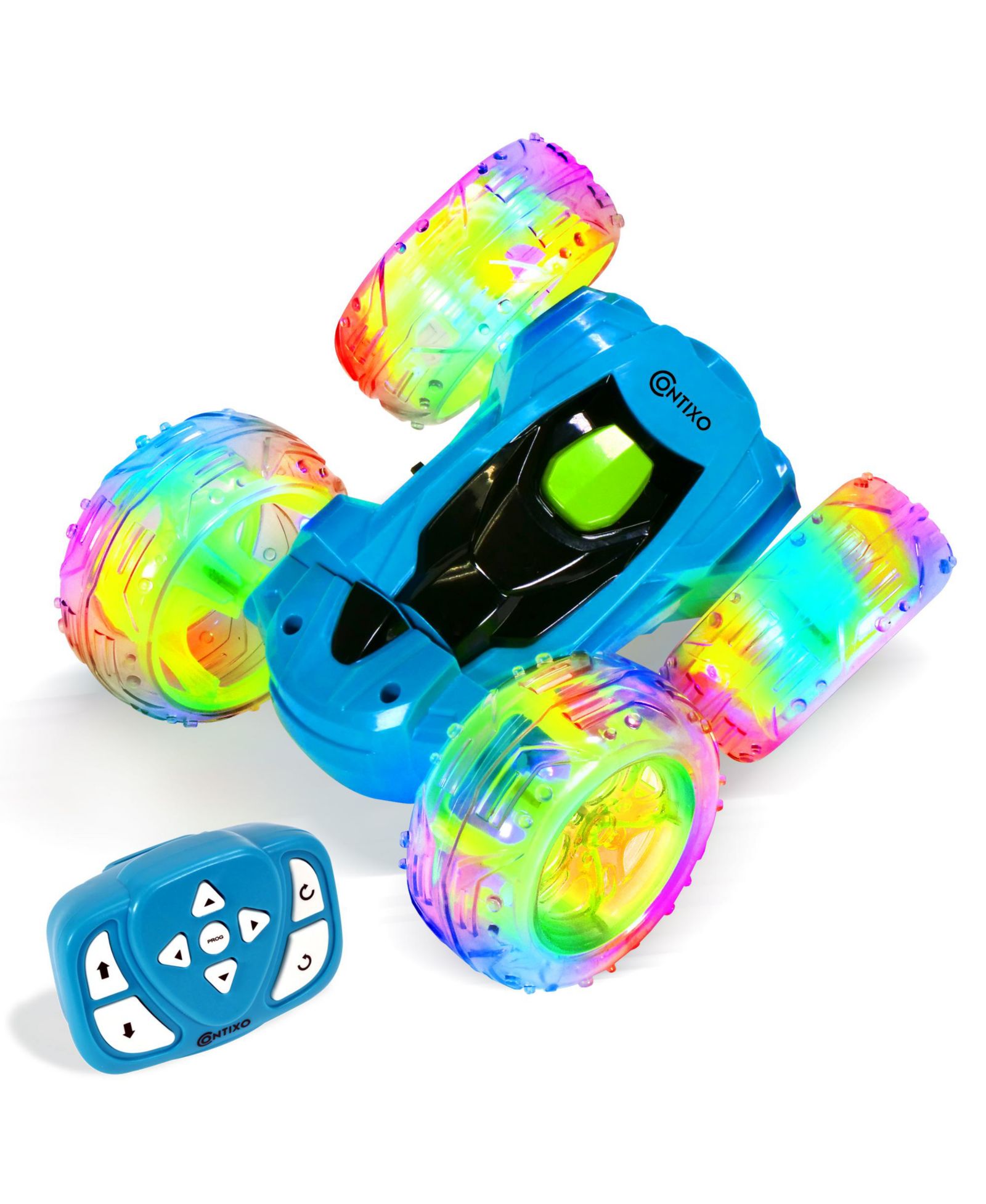 Машинка Contixo Remote Control Car SC3 - Stunt Car Toy 4WD Double Sided 360° Rotating RC Blue