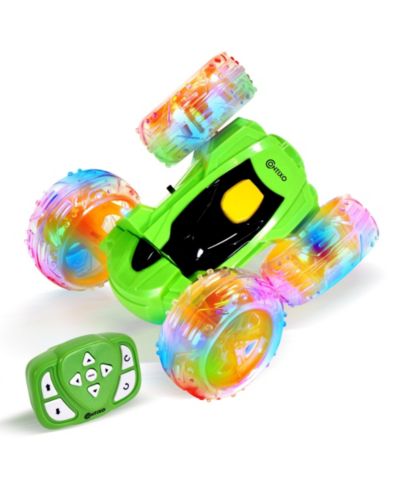 Машинка на радиоуправлении Contixo SC3 Stunt Car 4WD Double Sided 360° Rotating Green