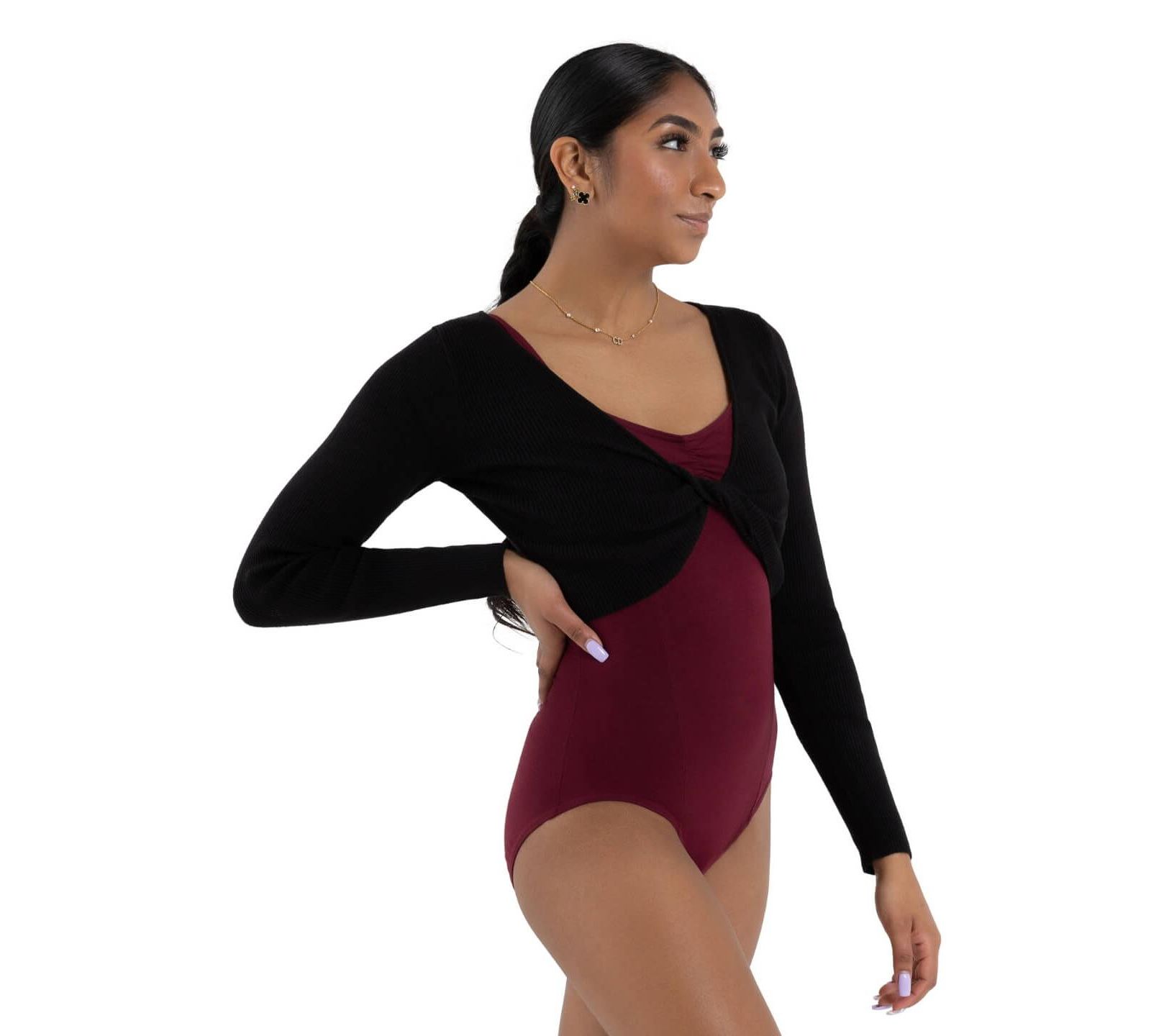 Женский кардиган Capezio Shrug с имитацией узла
