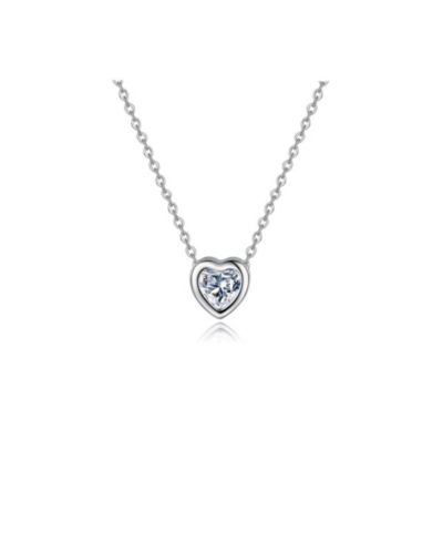 Подвеска в виде сердца с кристаллами Cubic Zirconia