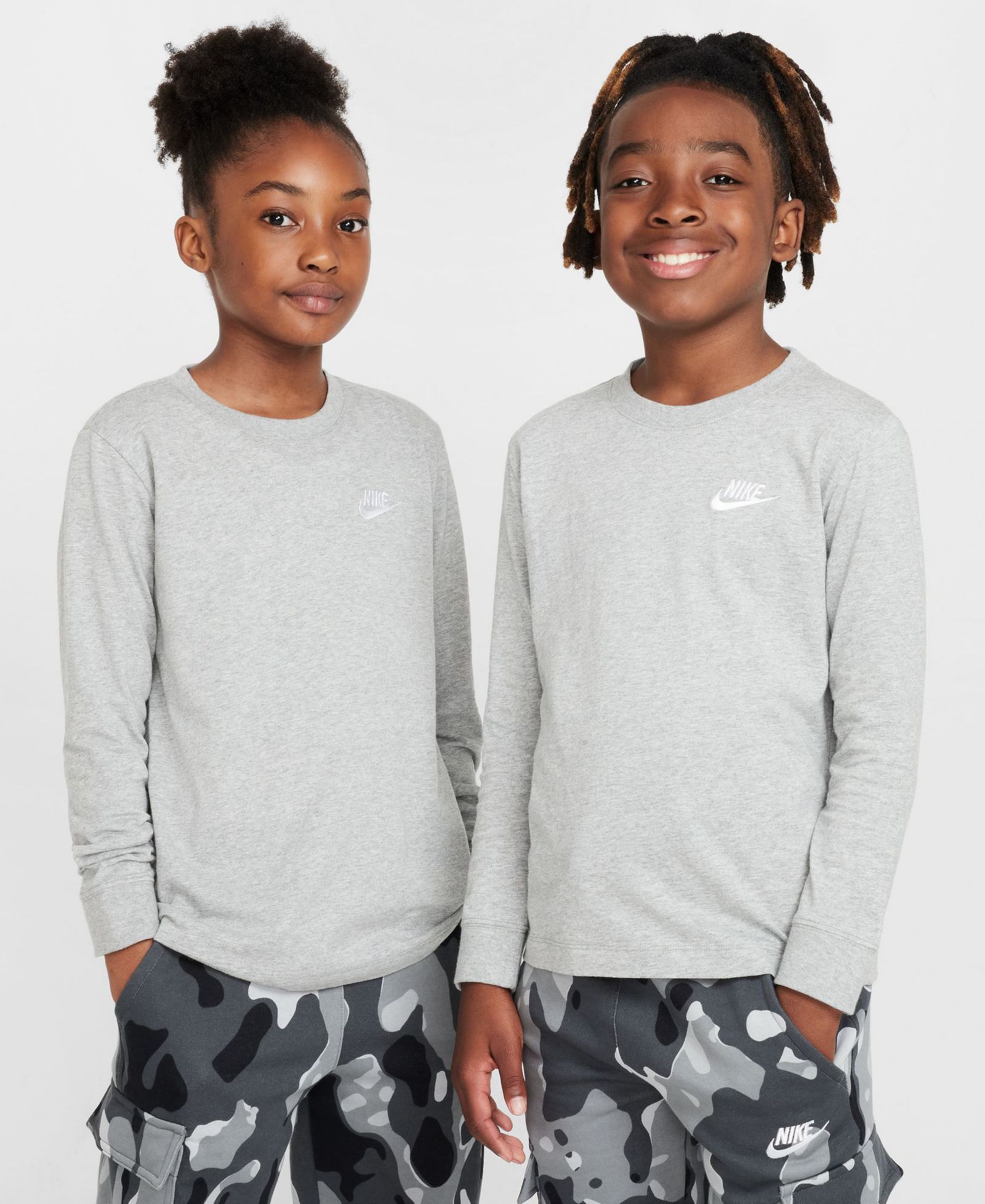 Футболка Nike Sportswear Logo с длинным рукавом для детей