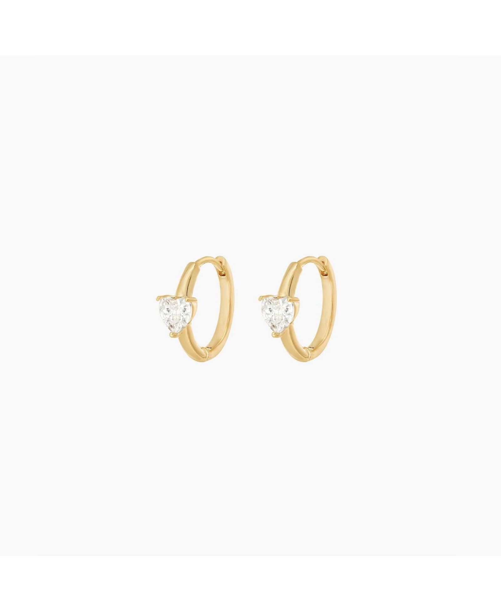 Bearfruit Jewelry Изящные серьги-кольца Annette с напылением 18k Gold