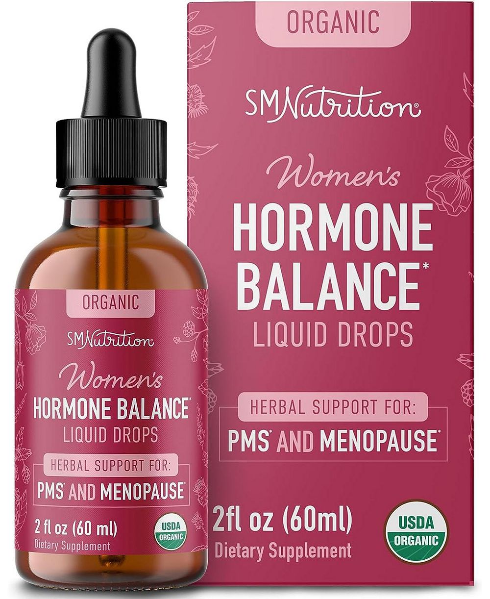SMNutrition Hormone Balance Liquid Drops с крапивой, малинкой и др. 2fl oz