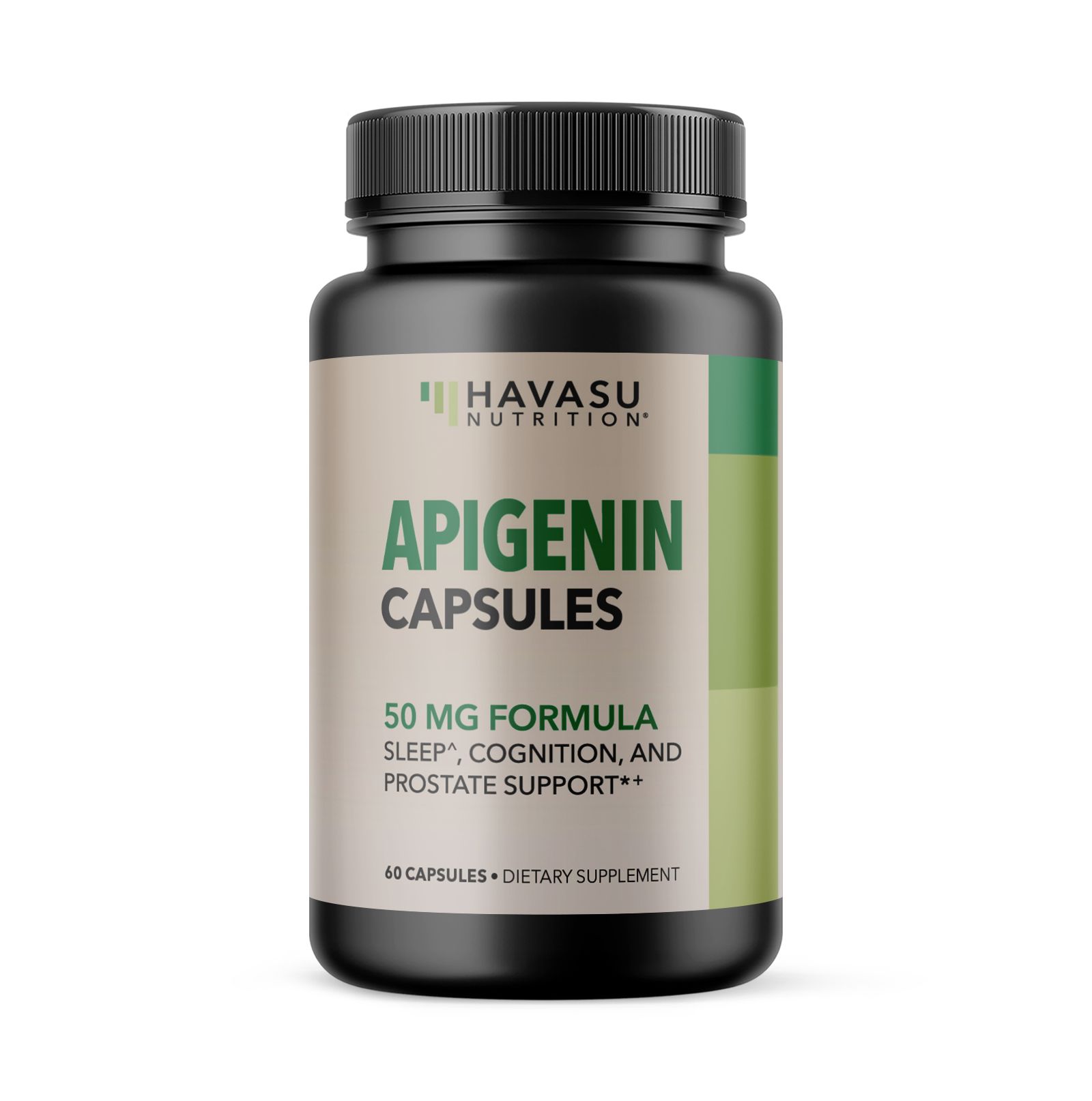 Apigenin 50mg Supplement for Sleep Aid, Cognition & Relaxation without Melatonin | Andrew Huberman Sleep Cocktail Stack | Bonus Support for Natural Prostate Health in Men | 60 Non-GMO  Capsules