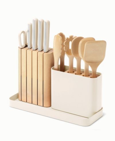 Caraway Stainless Steel 14 Piece Knife and Utensil Set