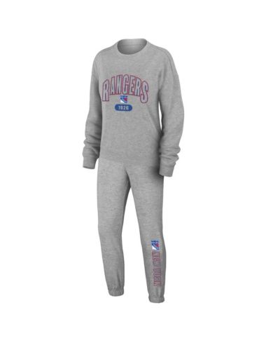 Женский комплект WEAR by Erin Andrews: футболка с длинным рукавом и брюки для сна New York Rangers