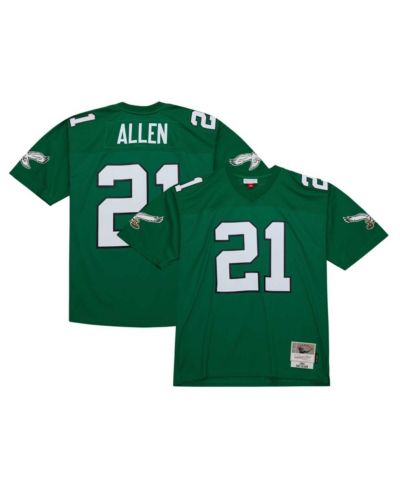 Men's Mitchell & Ness Eric Allen Kelly Green Philadelphia Eagles Legacy Replica Jersey
