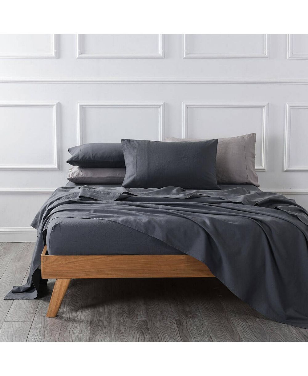 Комплект простыней Egyptian Linens Belgian Flax Linen Cotton Queen