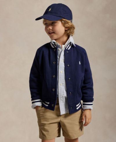 Polo Ralph Lauren детская флисовая куртка Baseball, 2-7