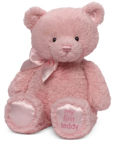 Gund® My First Teddy розовый плюшевый мишка, 15"