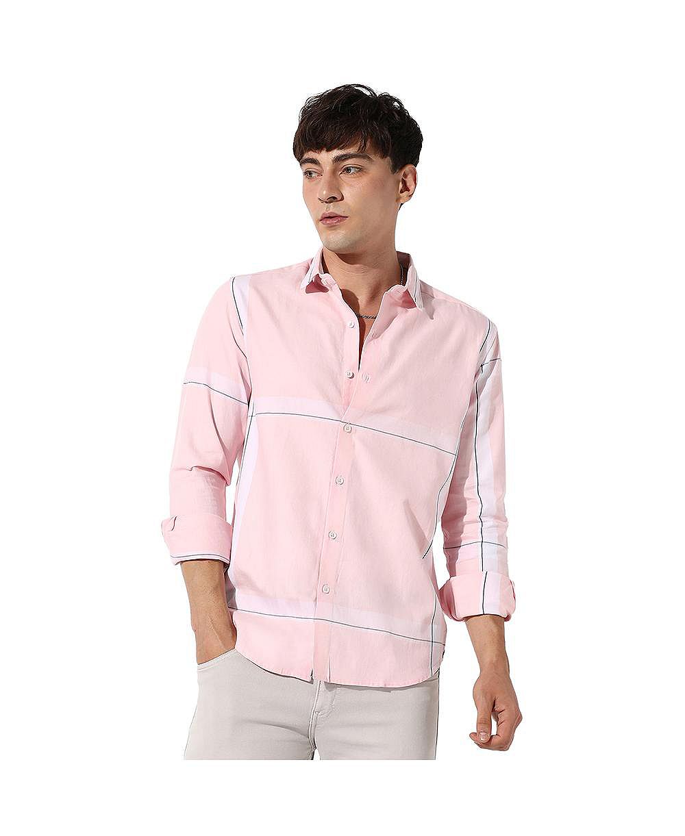 Cahoot Men's Pastel Striped Shirt