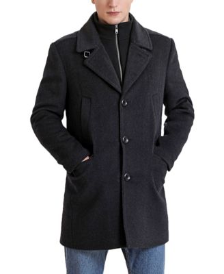 Мужское пальто BGSD Steven Wool Blend Bibbed Walking Coat