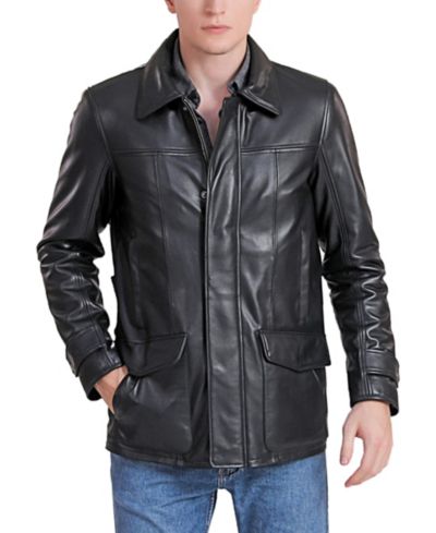 BGSD Big & Tall Hunter Leather Coat