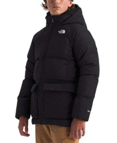 Детская парка The North Face Big Boys North Quilted Fleece-Lined Full-Zip Hooded Short Down Parka