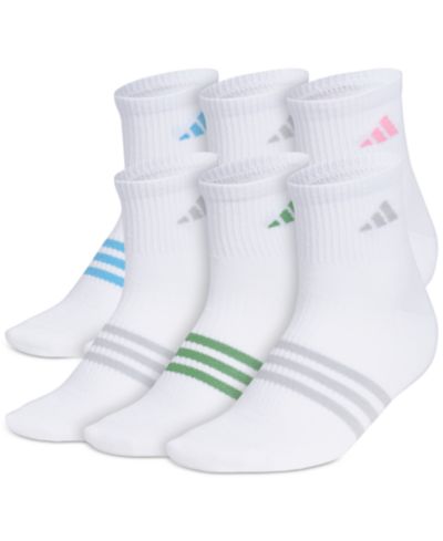adidas Women's 6-Pk. Superlite 3.0 Quarter Socks