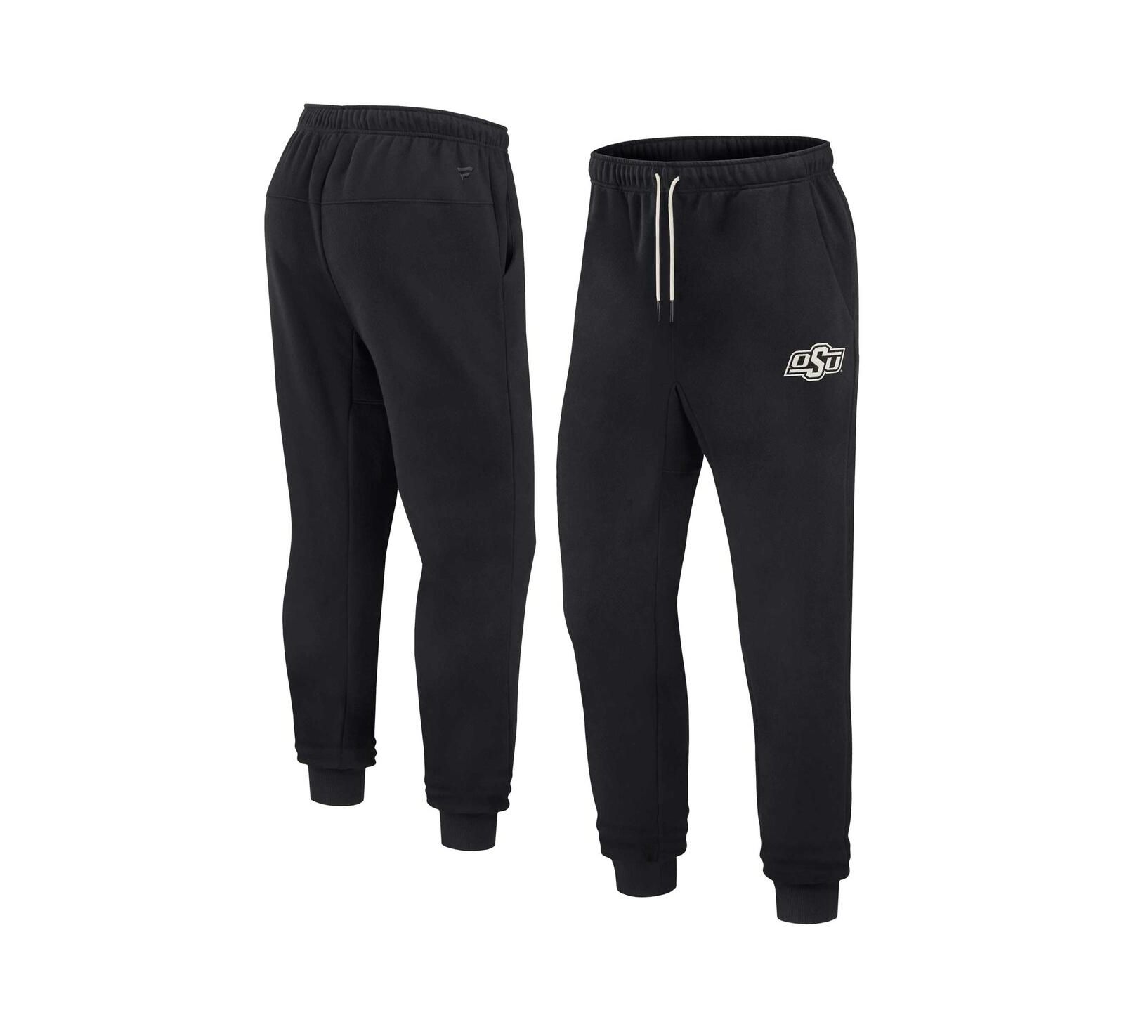 Men's and Women's Fanatics Signature Black Oklahoma State Cowboys Super Soft Fleece Jogger