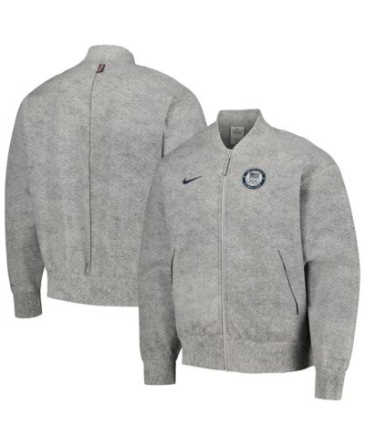 Мужская куртка Nike Gray Team USA 2024 Summer Olympics Full-Zip