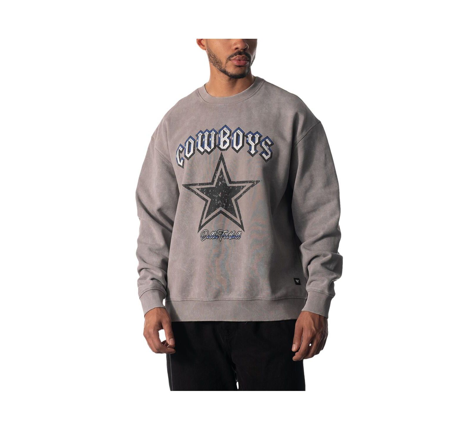 Унисекс свитшот The Wild Collective Dallas Cowboys серый