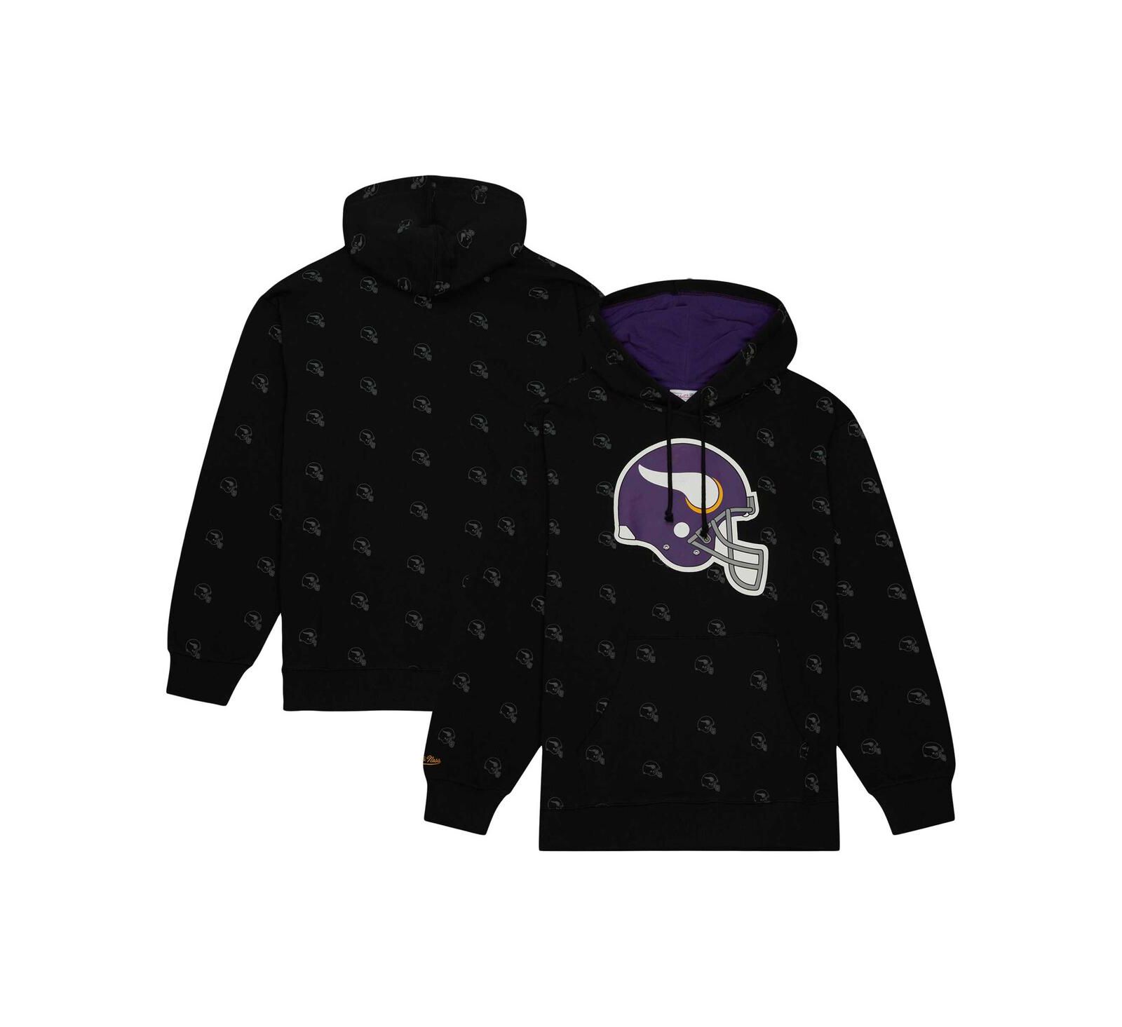 Мужское худи Mitchell & Ness Black Minnesota Vikings