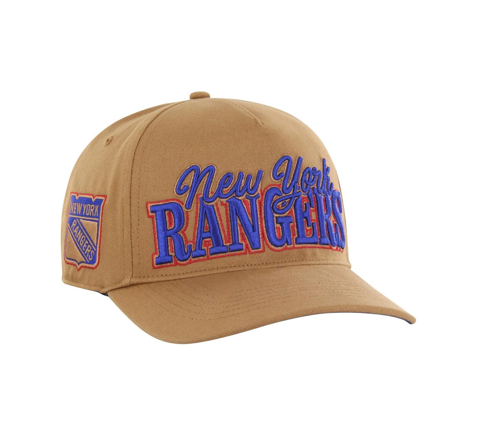 '47 Brand Мужская бежевая кепка Barnes Hitch adjustable New York Rangers