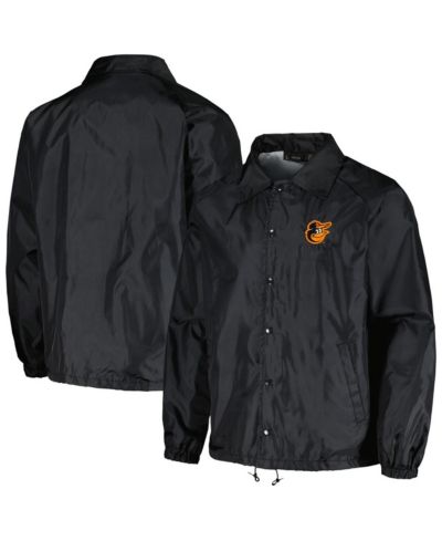 Мужская ветровка-рубашка Dunbrooke Baltimore Orioles Coach's Raglan Full-Snap Black