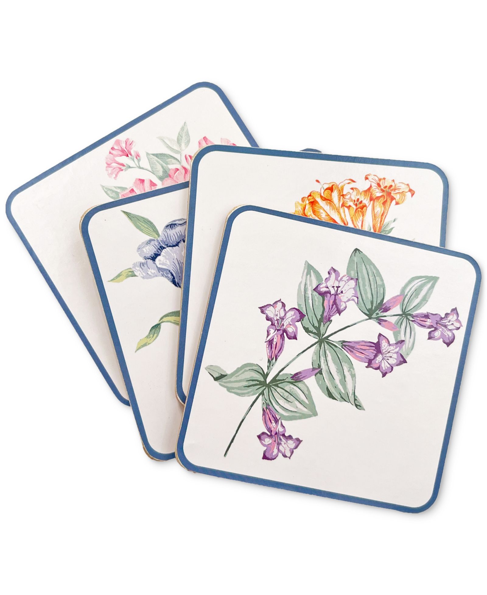 Подставки для напитков Lenox Butterfly Meadow Garden из пробки, набор из 4 штук