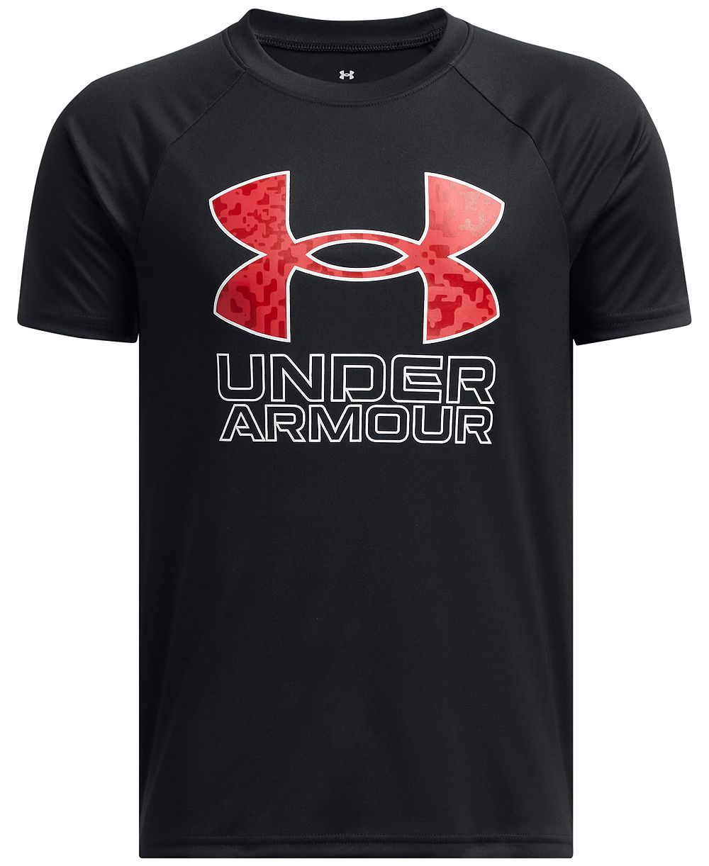 Under Armour Boys' 6-20 Tech Hybrid Print Logo Graphic Short-Sleeve T-Shirt