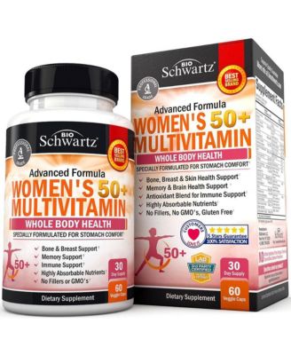 BioSchwartz Women's 50+ Multivitamin Capsules, Bioschwartz, 60ct