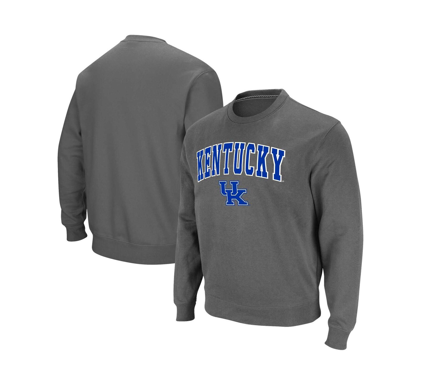 Colosseum Мужской Kentucky Wildcats Arch & Logo Pullover Sweatshirt