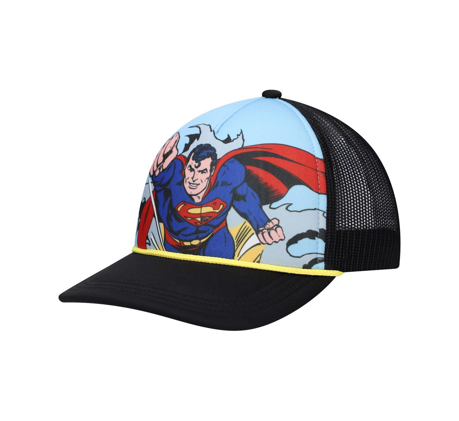 Lids Big Boys and Girls Blue Superman Foam Trucker Adjustable Hat