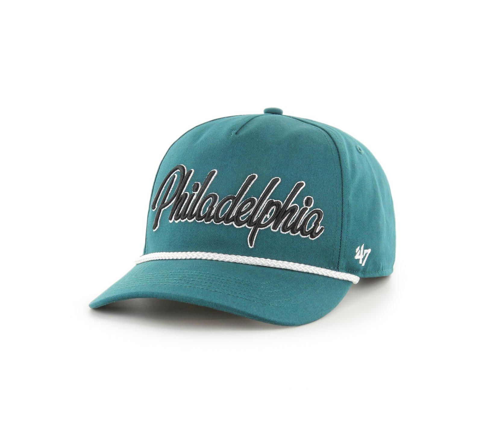 Мужская кепка '47 Brand Philadelphia Eagles Overhand Hitch Adjustable, темно-зеленая