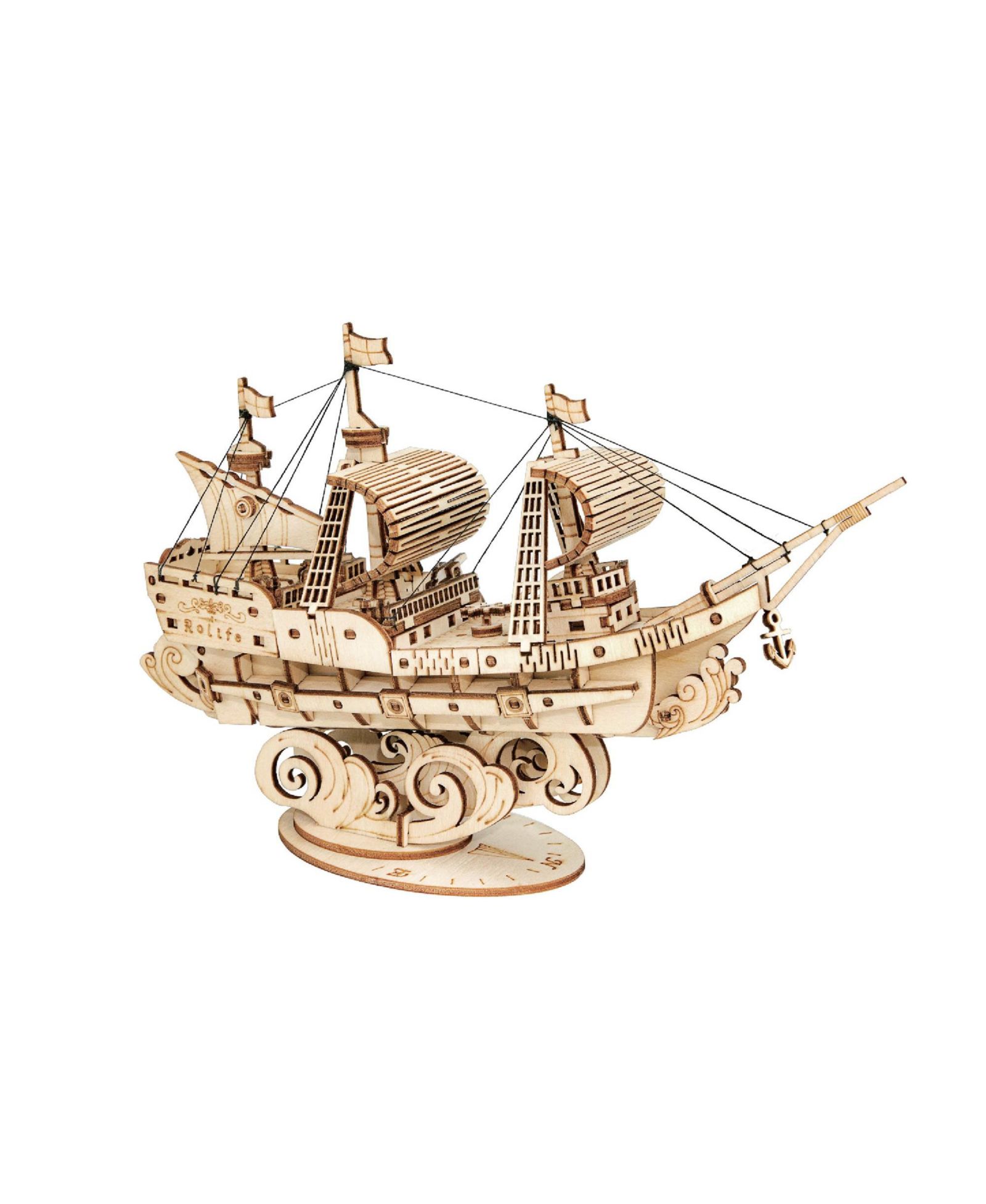 Набор для строительства Flash Popup Sailing Ship, 118 деталей, для детей от 8 лет