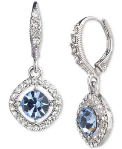 Givenchy Pavé & Color Cubic Zirconia Orbital Drop Earrings