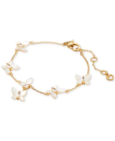 Kate Spade New York Браслет Butterfly с кубическим цирконием и перламутром