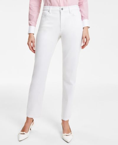 Джинсы Jones New York Petite Lexington Straight-Leg Denim