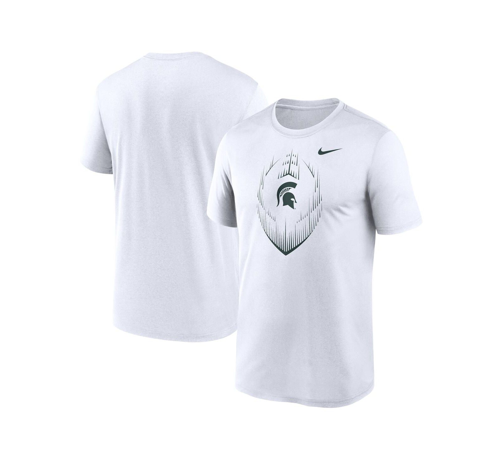 Nike Men's White Michigan State Spartans Primetime Legend Icon Performance T-Shirt